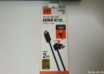 다이소 꺽이는 HDMI 케이블 구입 후기