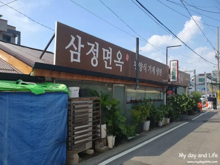 충주맛집 삼정면옥 - 평양냉면과 동부부침