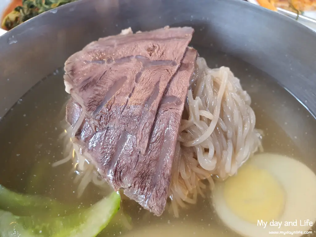 충주맛집 삼정면옥 - 평양냉면과 동부부침