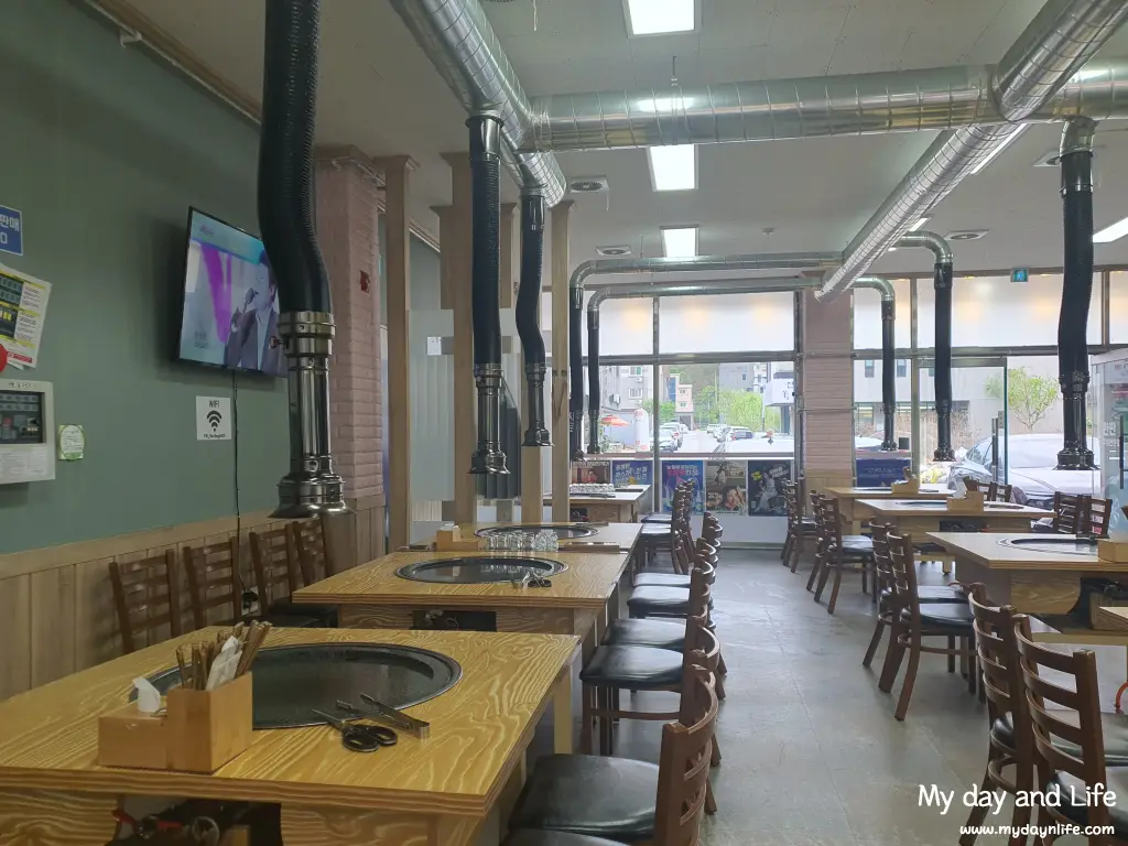 야채 무제한 돌구이한판 삼겹살 맛집 충주맛집