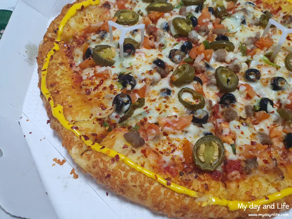 파파존스 더블 핫 앤 스파이시 멕시칸 피자